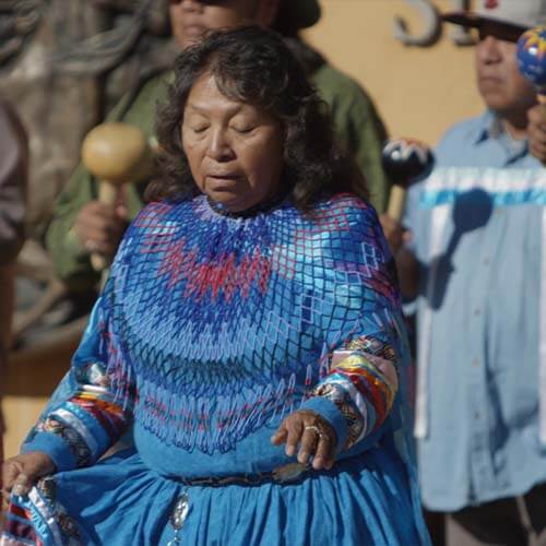 Traditional Hualapai music and dance at Grand Canyon West.