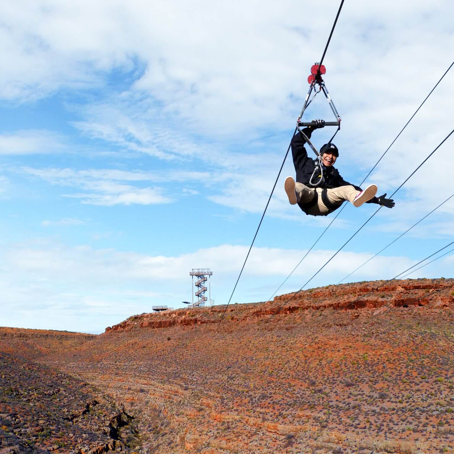 The Zip Line at Grand Canyon West Rim | Ride The Sky