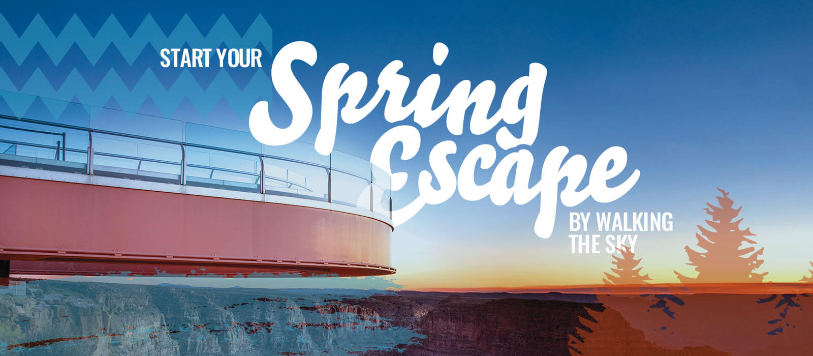 Idées de vacances de printemps au Grand Canyon West