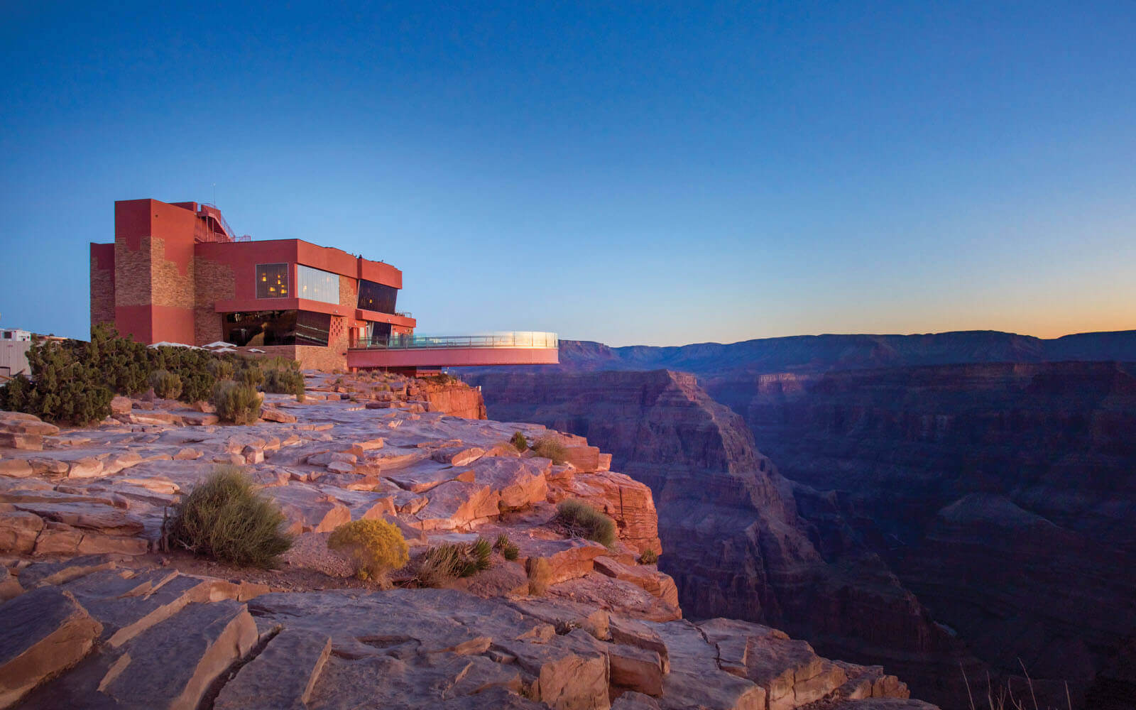 View of the Skywalk at Grand Canyon West
