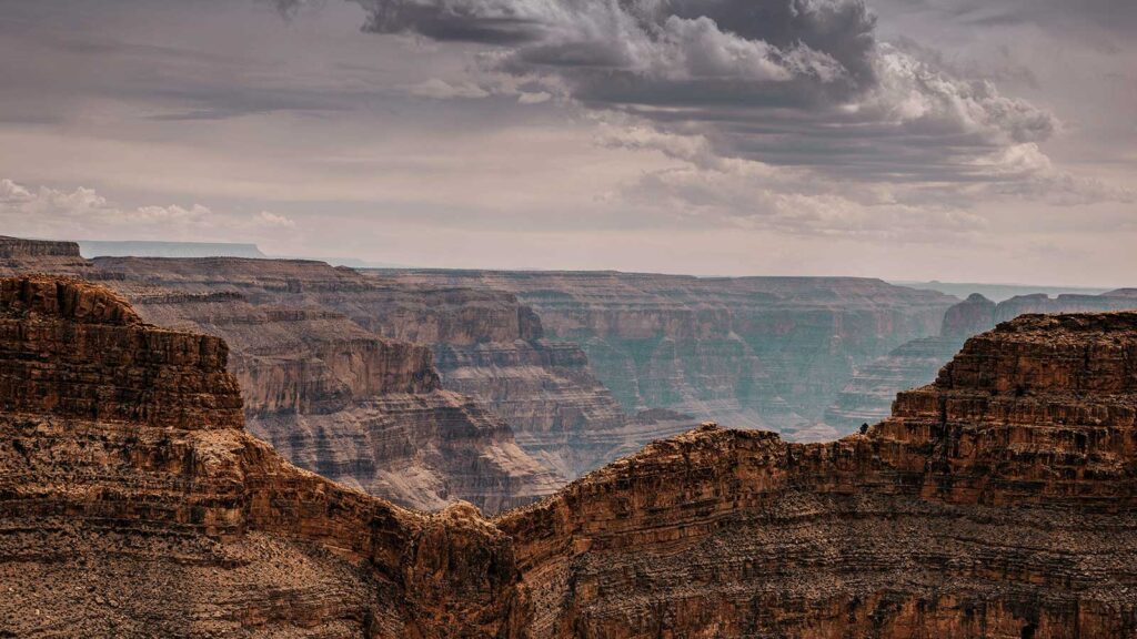 The view at Grand Canyon West Rim